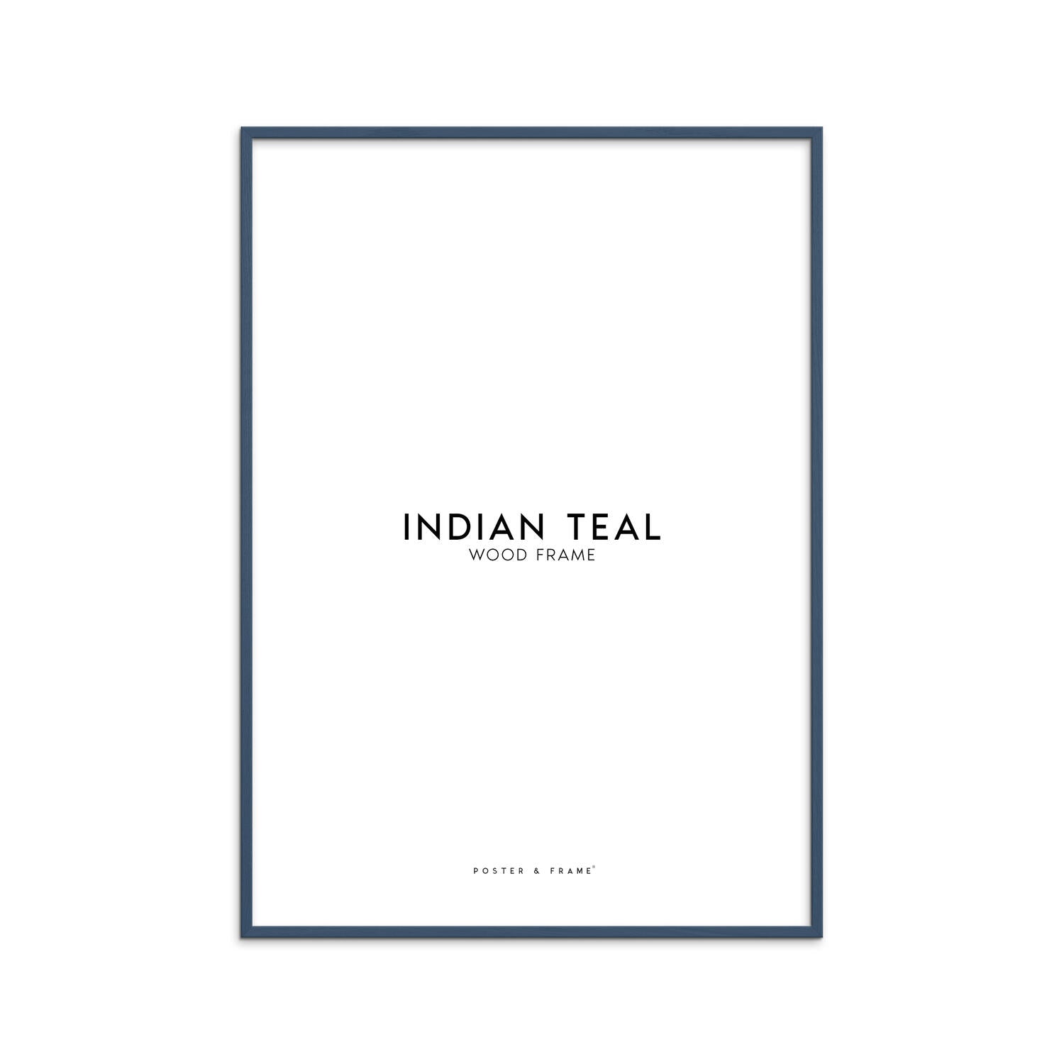 Træramme - Indian Teal/Petroleum